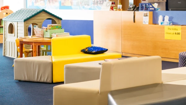 empty early childhood center inside the tianjin international school campus