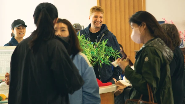 teachers and parents interacting within tianjin international school early childhood center